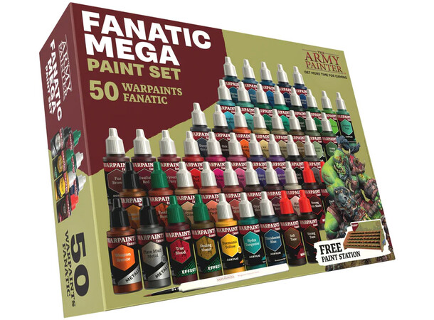 Warpaints Fanatic Mega Paint Set The Army Painter 