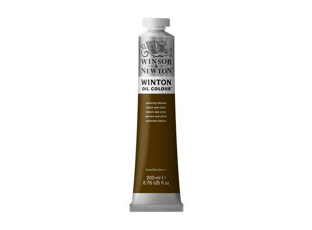 Winton Oil Colour Vandyke Brown 200ml Winsor & Newton 