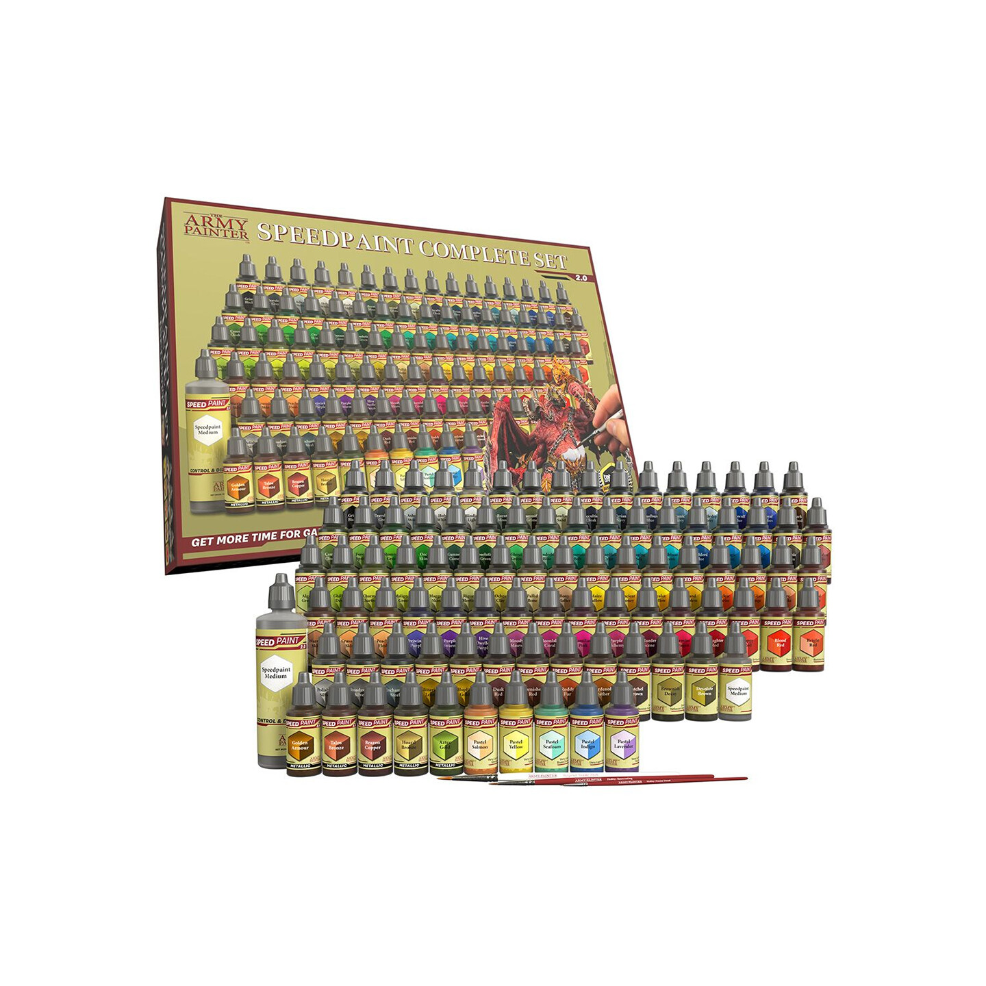 Army Painter Speedpaint Complete Set 2.0 90 färger + 3 Penslar
