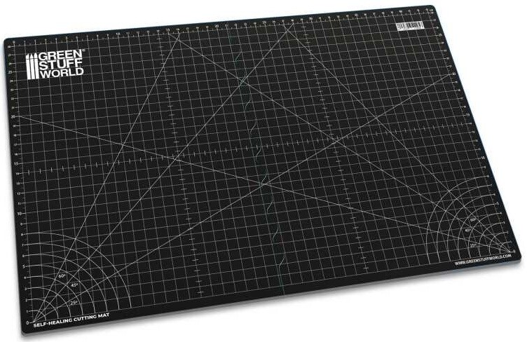 Cutting Mat - A3 45x32cm - Sort Green Stuff World Skärmatta