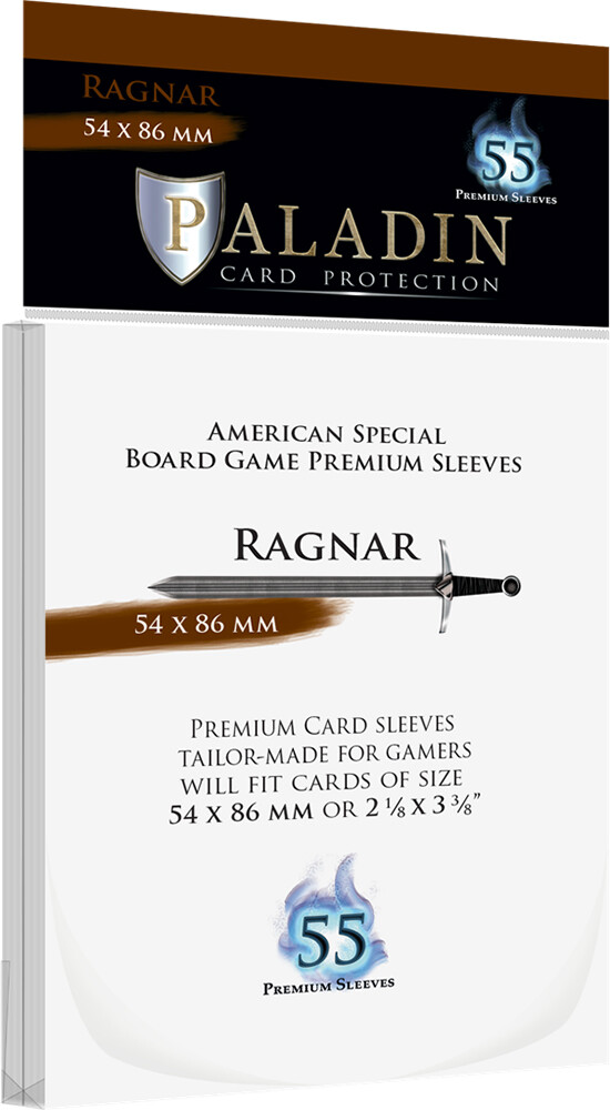 Brädspel Kortskydd 55 st 54x86 Paladin Ragnar American Special