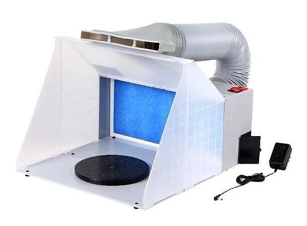 Airbrush Spray Booth Panzag HS-E420 - Inbyggd fläkt 