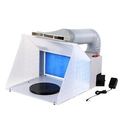 Airbrush Spray Booth Panzag HS-E420 - Inbyggd fl&#228;kt