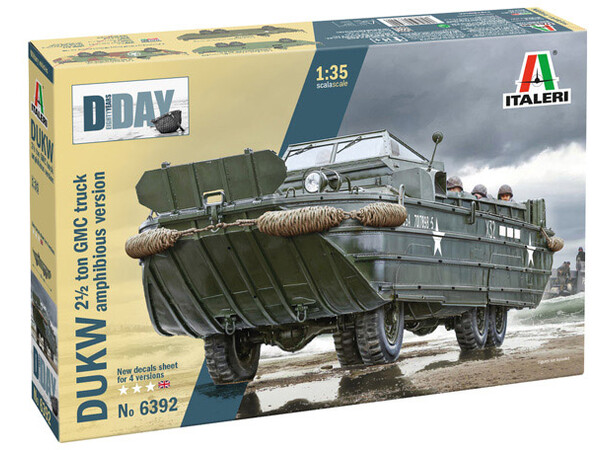 DUKW 2 1/2 Ton GMC Truck Amphibious Ver Italeri 1:35 Byggsats 