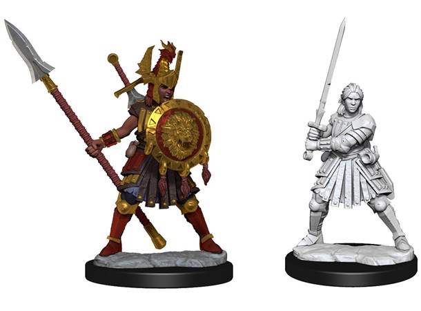 D&D Figur Frameworks Human Fighter Female 