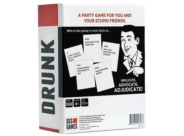Drunk Stoned Stupid Master Ed Partyspel 