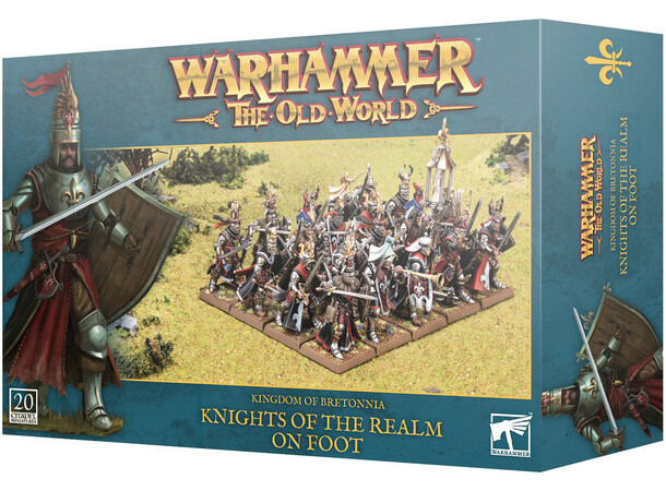 Kingdom of Bretonnia Knights on Foot The Old World - Knights of the Realm 