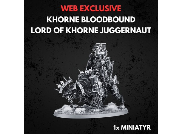 Lord of Khorne on Juggernaut Warhammer Age of Sigmar 