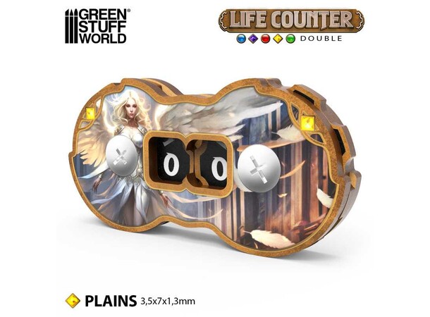 MTG Life Counter Plains För Magic the Gathering, D&D, Warhammer 
