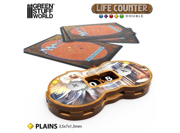 MTG Life Counter Plains För Magic the Gathering, D&D, Warhammer 