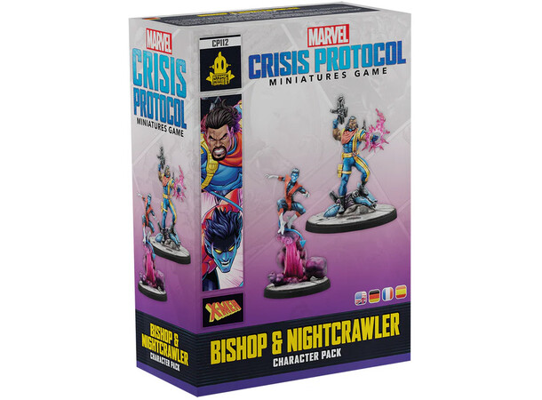 Marvel Crisis Protocol Bishop/Nightcrawl Expansion till Marvel Crisis Protocol 