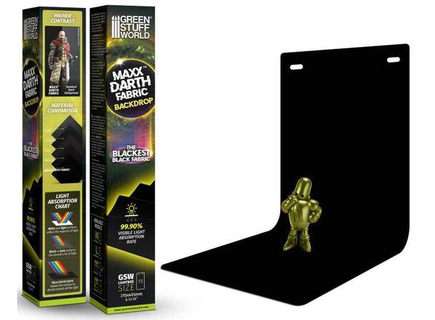 Maxx Darth Black Background 215x455mm Green Stuff World 