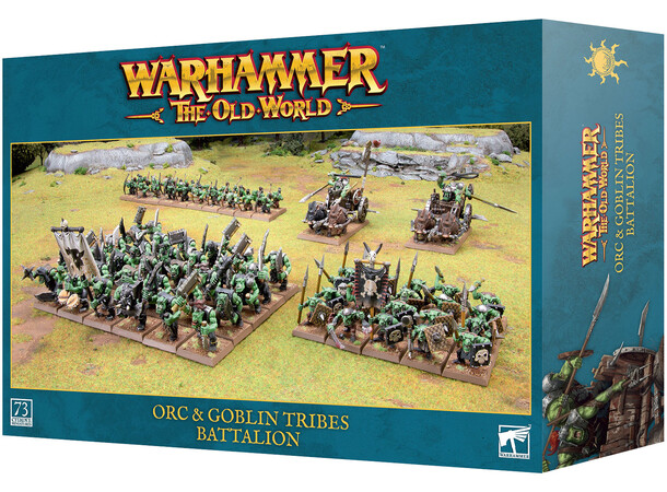 Orc & Goblin Tribes Orc Battalion Warhammer The Old World 