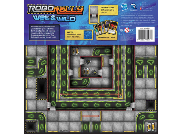Robo Rally Wet & Wild Expansion Expansion till Robo Rally 