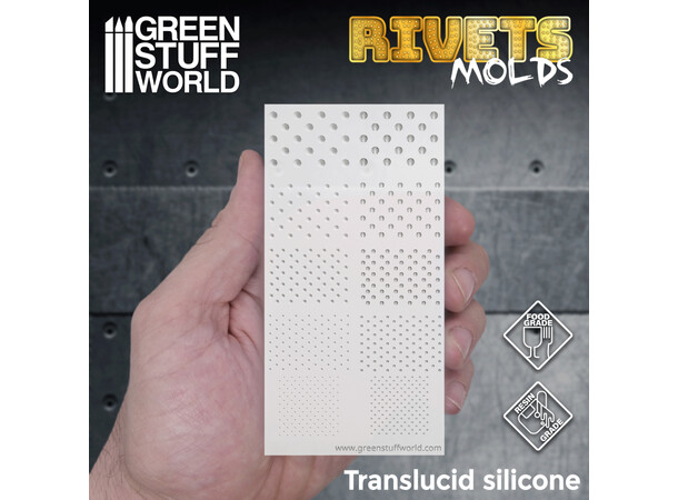 Silicone Molds Rivets Green Stuff World 