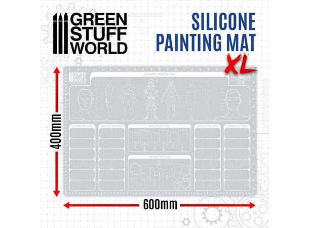 Silicone Painting Mat 600x400mm Green Stuff World 