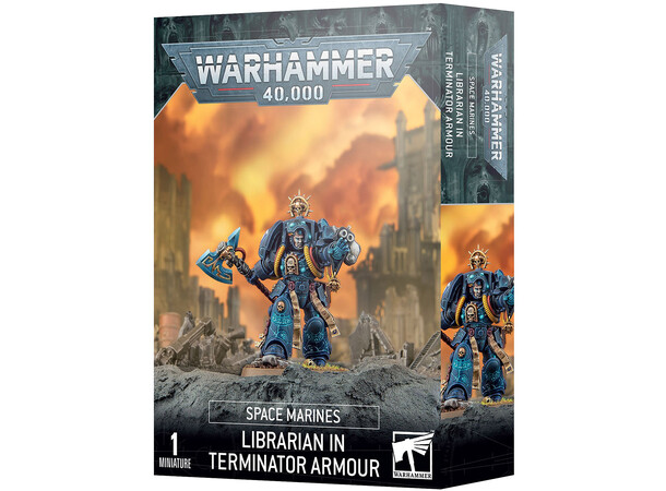 Space Marines Librarian in Terminator A Warhammer 40K - Terminator Armour 