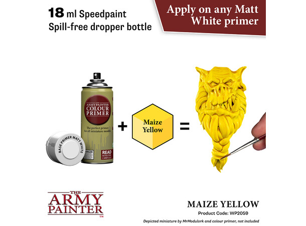 Speedpaint 2.0 Maize Yellow Army Painter - 18ml 