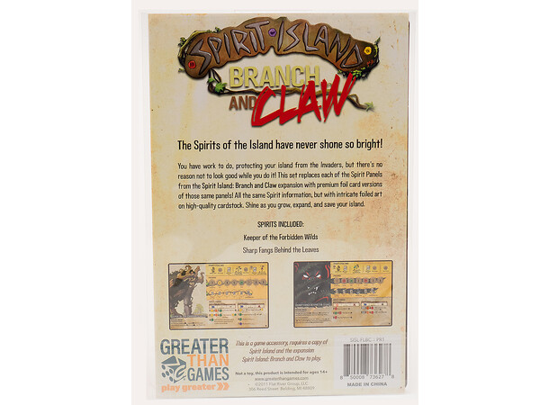 Spirit Island Foil Panels Branch & Claw 