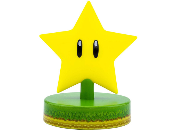 Super Mario Super Star Lampa - 10 cm Icon Light 