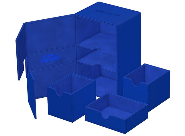 Twin Flip N Tray 160+ Blå Ultimate Guard - Monocolor 