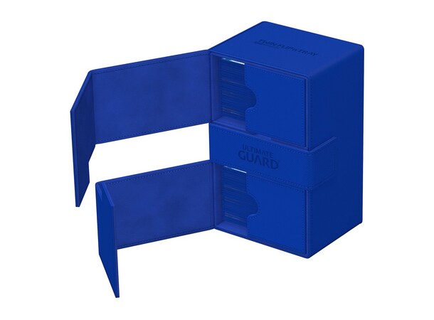 Twin Flip N Tray 160+ Blå Ultimate Guard - Monocolor 