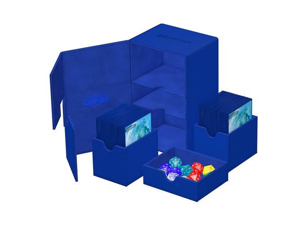 Twin Flip N Tray 160+ Blå Ultimate Guard - Monocolor 