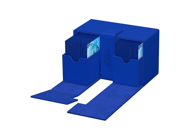 Twin Flip N Tray 160+ Blå Ultimate Guard - Monocolor 