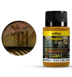 Vallejo Engine Fuel Stains - 40ml Weathering Effects - Acrylic