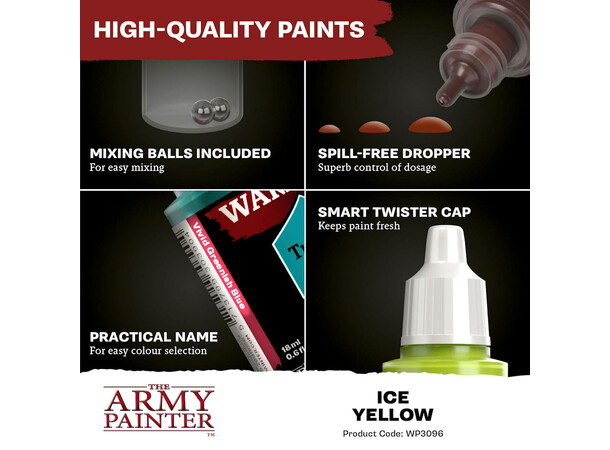 Warpaints Fanatic Ice Yellow Army Painter 