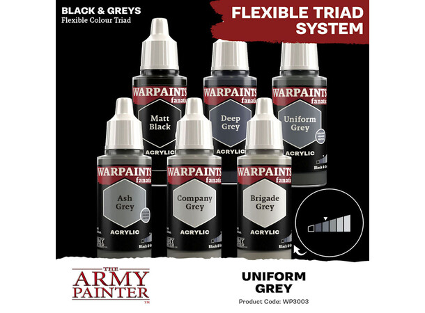 Warpaints Fanatic Uniform Grey Army Painter 