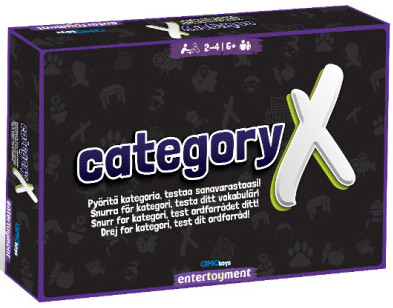 Category X Ordspel Svensk utgåva