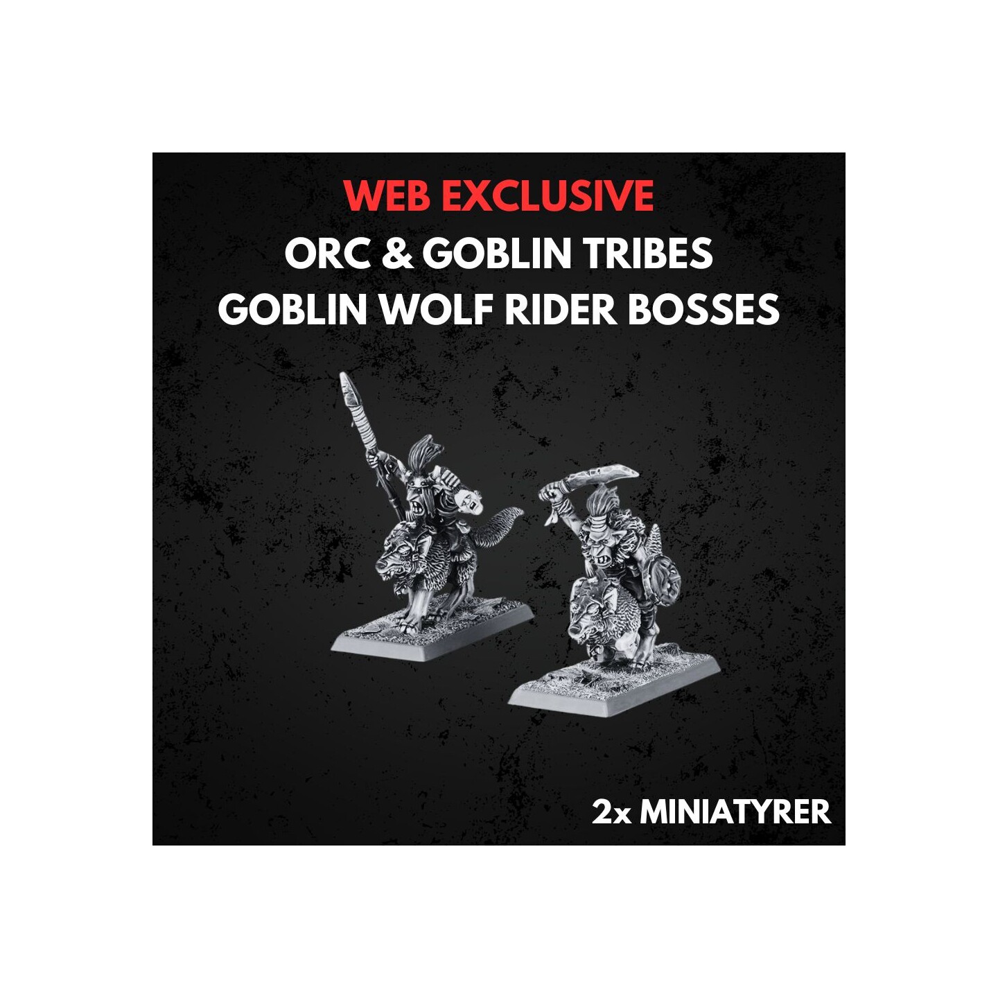 Orc & Goblin Tribes Goblin Wolf Rider Bo Warhammer The Old World - Bosses