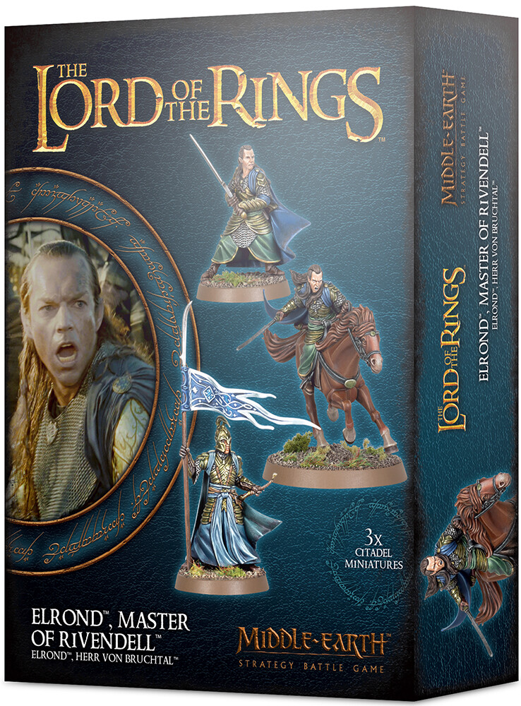 Lord of the Rings Elrond Master of Riven Middle-earth Strategy Battle Game