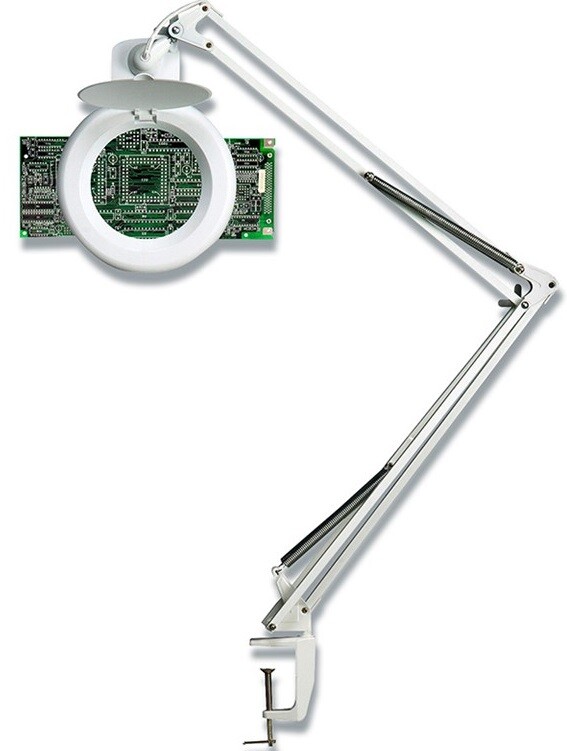 UNILUX Zoom Lupelampe LED Lampa för miniatyr- och hobbyarbeten