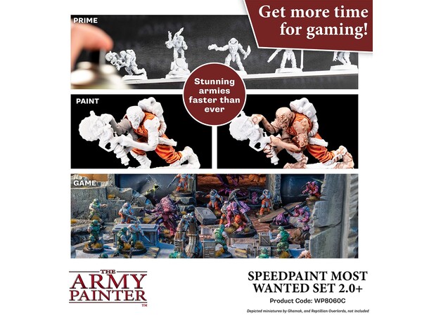 Army Painter Speedpaint Most Wanted 2.0 24 färger + 1 Pensel 