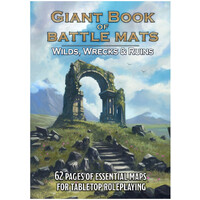 Book of Battle Mats GIANT Wrecks/Ruins Spiralbunden - 2,5 cm rutnät