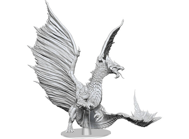 D&D Figur Nolzur Adult Brass Dragon Nolzur's Marvelous Miniatures - Ej målad 