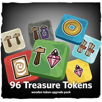 Dwellings of Eldervale Treasure Tokens Treasure Trove Wooden Token Set
