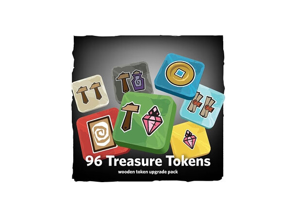 Dwellings of Eldervale Treasure Tokens Treasure Trove Wooden Token Set 