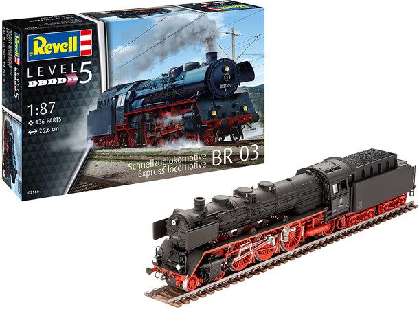 Express Locomotive BR 03 Revell 1:87 Byggsats 