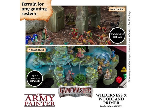 GameMaster Primer Wilderness & Woodland The Army Painter Terrain Primer 300ml 