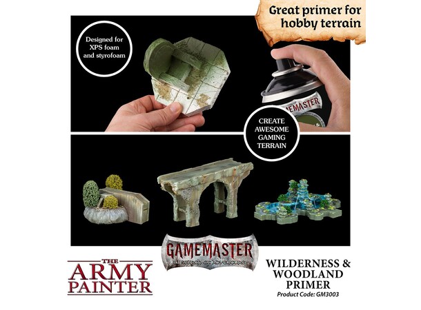 GameMaster Primer Wilderness & Woodland The Army Painter Terrain Primer 300ml 