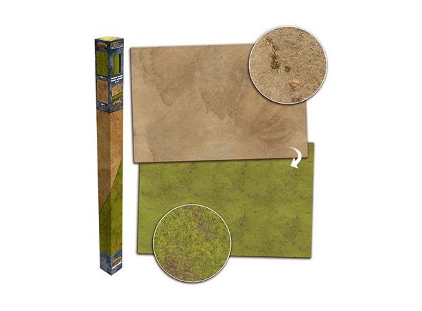 Gaming Mat - Grassland/Desert 6x4 180 x 120 cm 