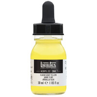 Ink Acrylic Fluorescent Yellow Liquitex 981 - 30 ml