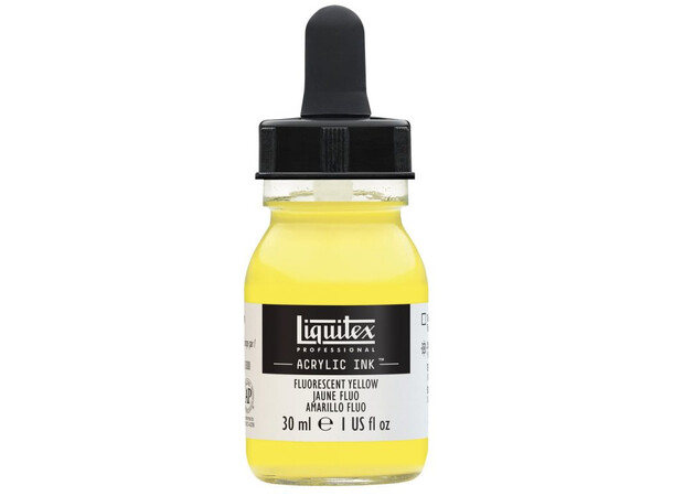 Ink Acrylic Fluorescent Yellow Liquitex 981 - 30 ml 