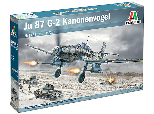 Ju 87 G-2 Kanonenvogel Italeri 1:72 Byggsats 