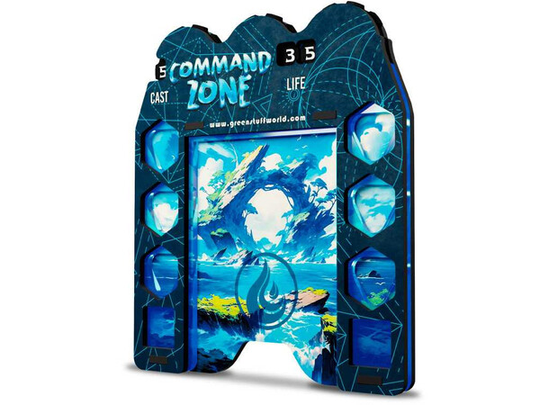 Magic Command Zone Tray - Island Green Stuff World 