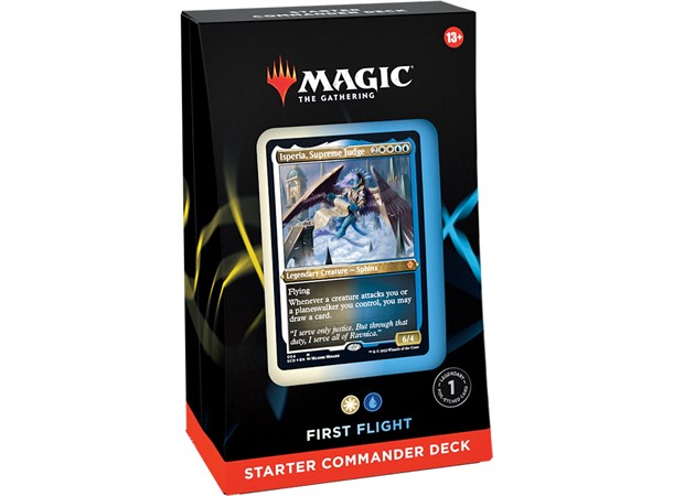 Magic Starter Commander Deck First Fligh First Flight - Vit/Blå 