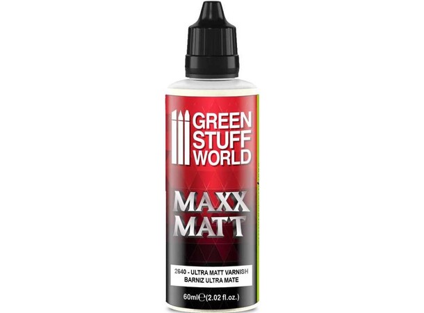 Maxx Ultra Matt Varnish 60ml Green Stuff World 